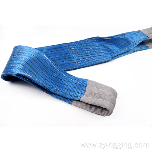whosale polyester PE eye type webbing lifting sling